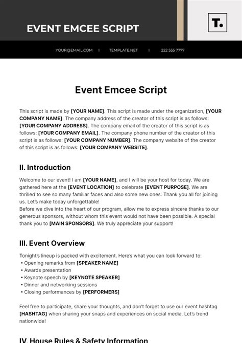 emcee script|Emcee Script .